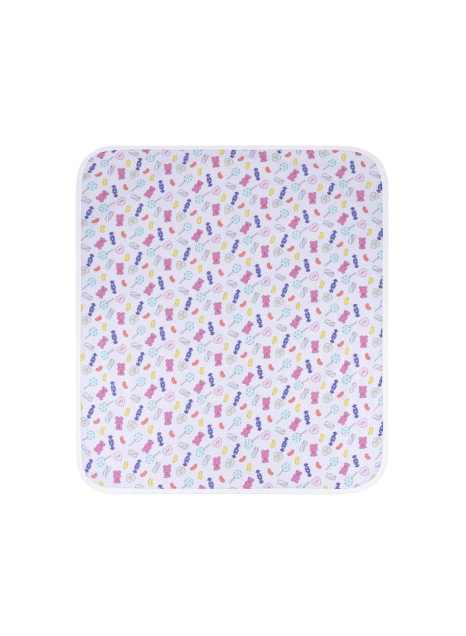 Lullaby Bloom Premium Certified Organic Cotton and Bamboo Baby Muslin Cloth - Candy