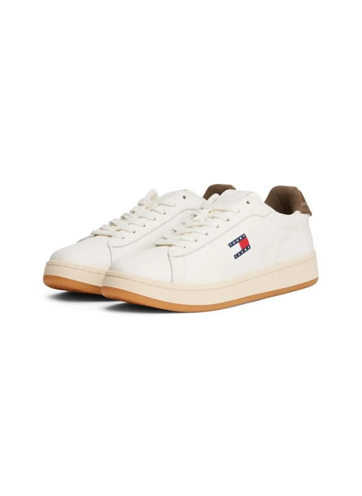 TOMMY JEANS Leather Archive Court Trainers