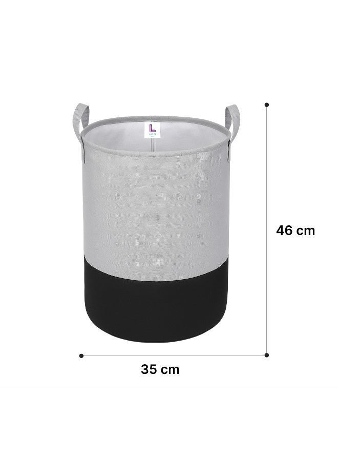 Lazer Large Foldable Round Laundry Bag – Grey - Image 2