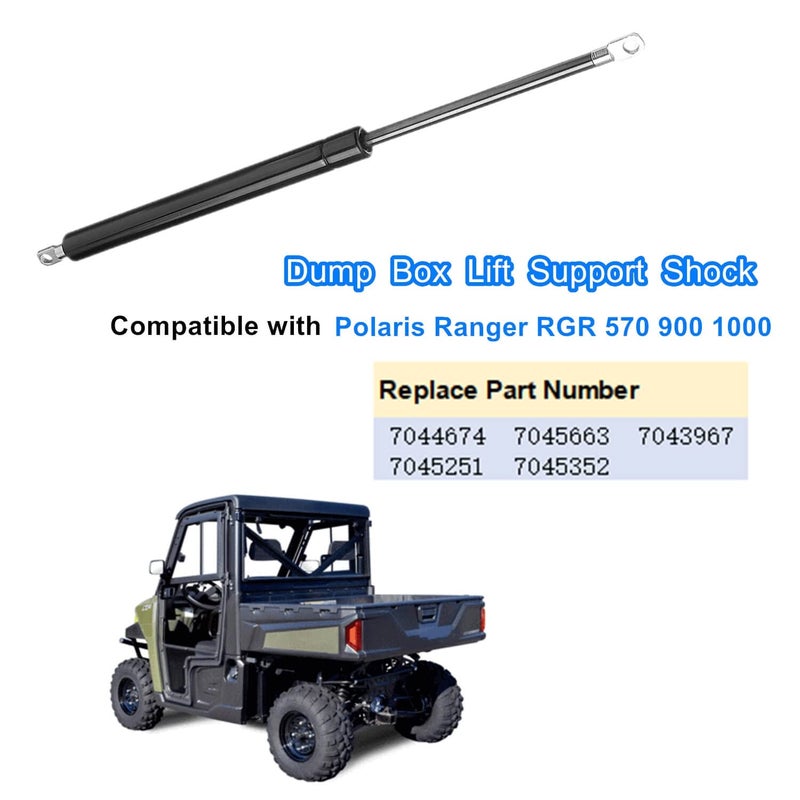 LDCRE UTV Dump Box Lift Support Shock for Polaris Ranger RGR 570 900 1000 - Image 2