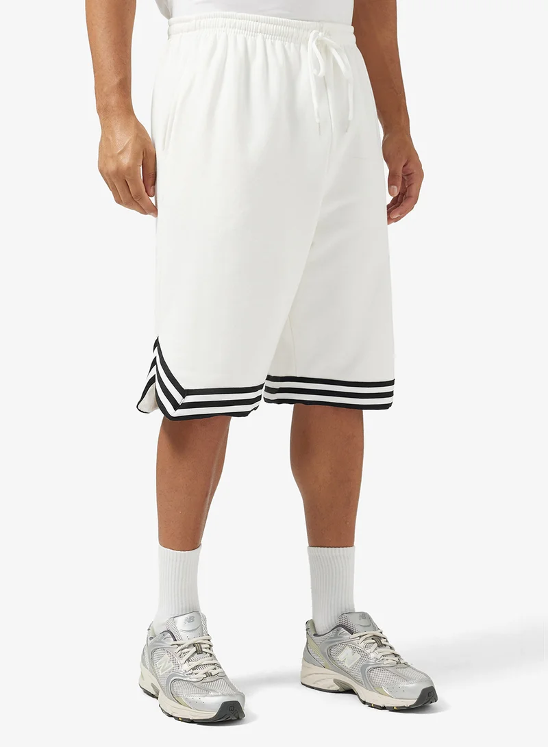 Seventy Five Oversized Striped Baggy Shorts