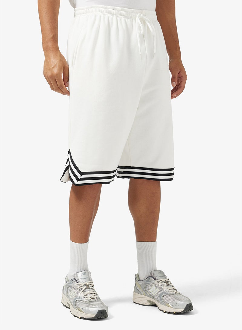 Seventy Five Oversized Striped Baggy Shorts - Image 1