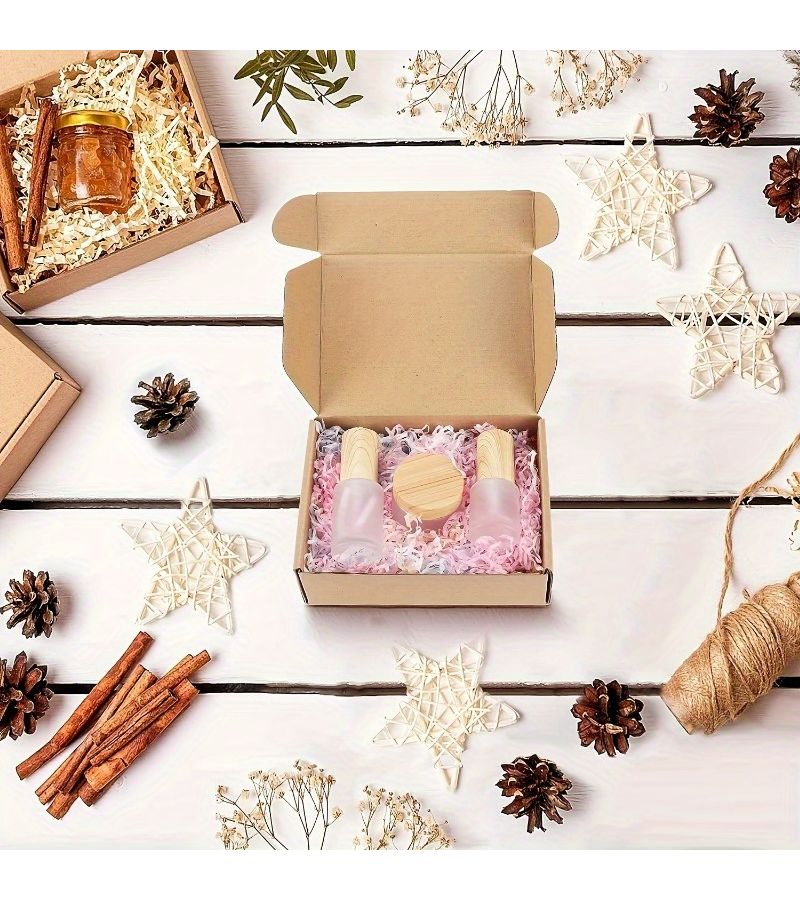 Embossed Corrugated Mailing Boxes Brown Durable Sturdy For Business Crafts Gift Wrapping Shipping Organization And Protection - Image 4
