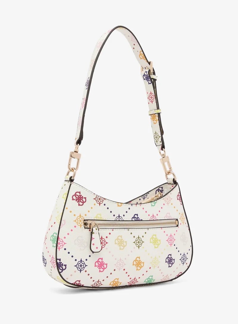 Guess  Emelie Logo Top Zip Shoulder Bag for Women | Best Price UAE