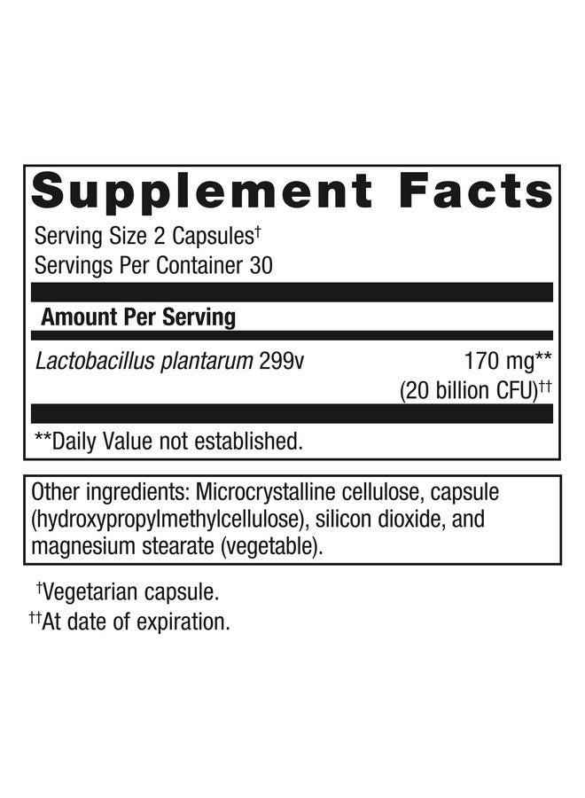 Metagenics UltraFlora Intensive Care Probiotic - Probiotic for Digestive Health* - for Occasional Irritation & Bowel Discomfort* - Immune Support* - Non-GMO & Gluten-Free - 60 Capsules - Image 2