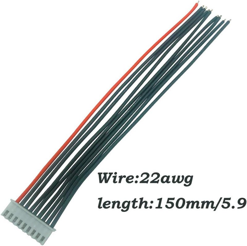 FLY RC 10pcs JST-XH 8S Balance Plug Extension Lead Wire Balance Wire for LiPo Battery Balance Charging (10pcs 8s) - Image 2