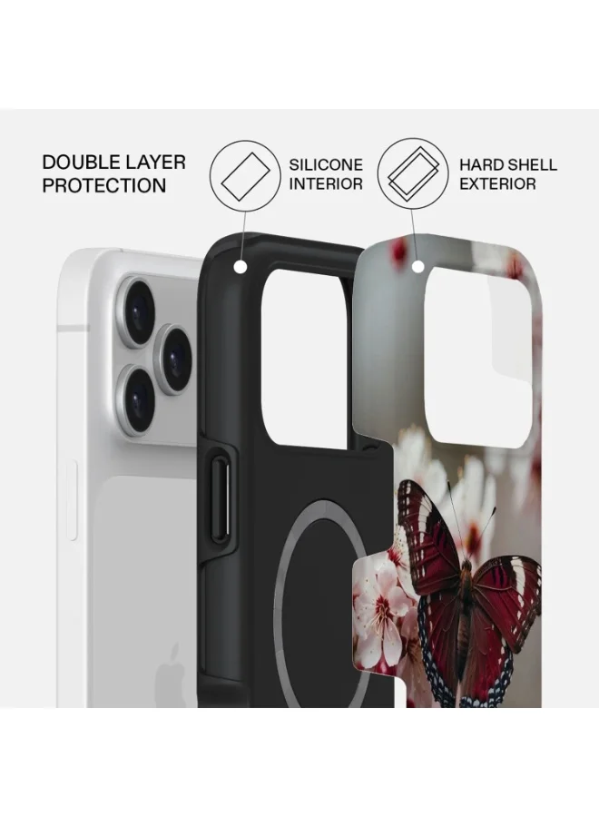 Mobcos Mobcos iPhone 17 Pro Aurelia Premium Case Compatible with Hybrid Dual-Layer Hard Shell + Silicone Protection - Scratch-Resistant Shockproof Mobile Cover