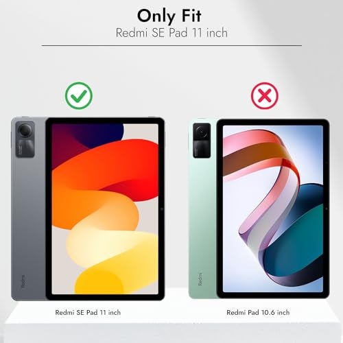Robustrion Cover for Redmi Pad SE 11 inch Cover Case, Trifold Flip Stand Cover Case for Redmi Pad SE 11 inch Tablet [Auto Sleep/Wake Support] - Hippy - Image 2