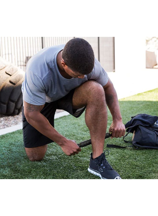 SKLZ Massage Bar Handheld Muscle Roller Massage Stick for Physical Therapy, Travel Size , Black - Image 4