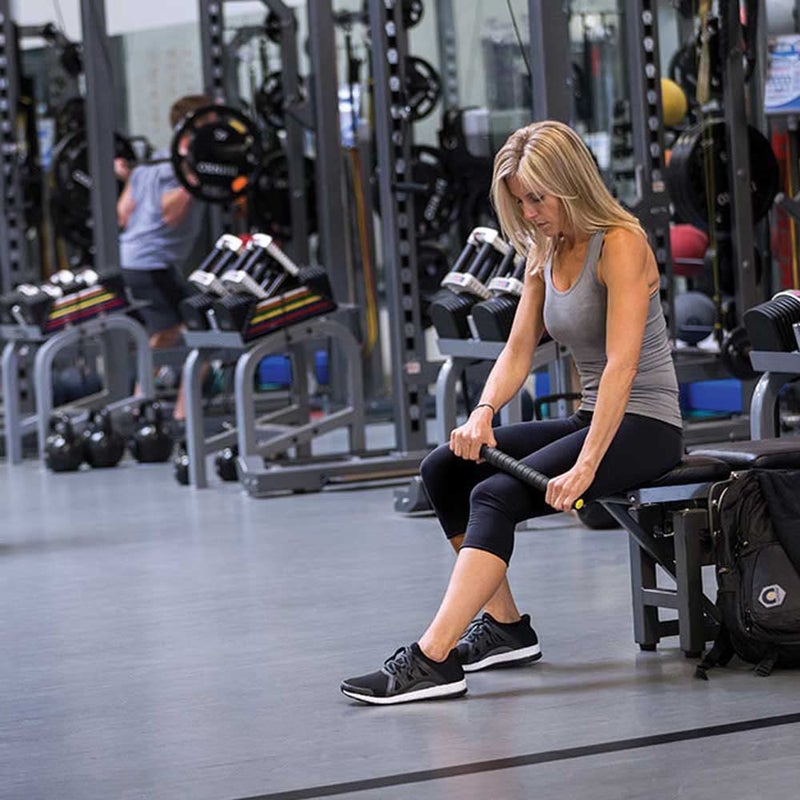 SKLZ Massage Bar Handheld Muscle Roller Massage Stick for Physical Therapy, Travel Size , Black - Image 2