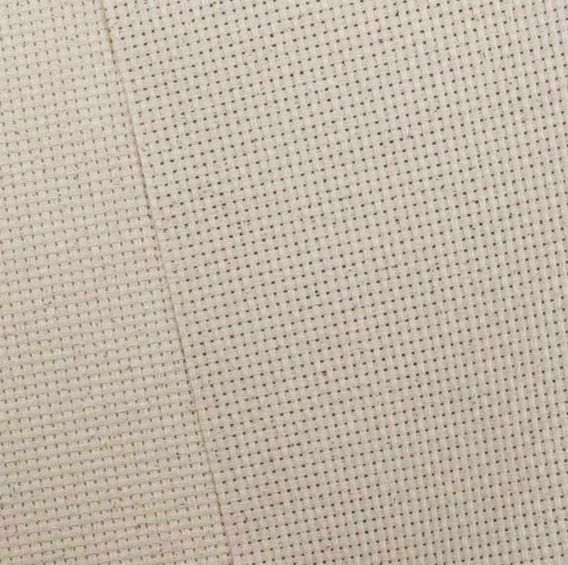 KCS one Piece 19" x 28"(48cmx72cm) 11CT Counted Cotton Aida Cloth Cross Stitch Fabric (Oatmeal) - Image 1