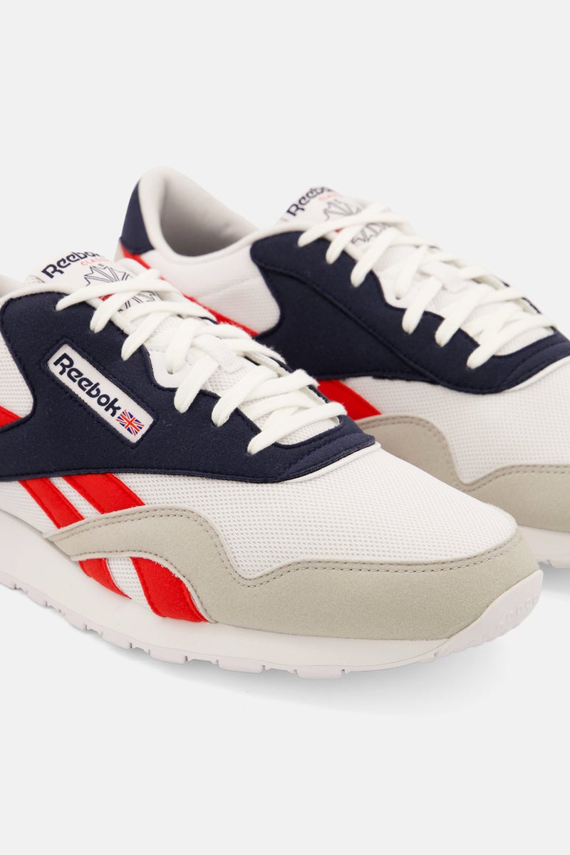 Reebok Men Cl Nylon Lace Up Running Shoes, Multicolor - Image 3