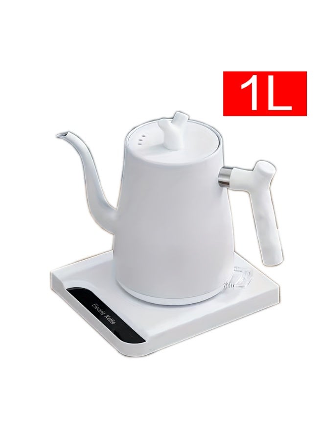 HTH 1L Electric Kettle 304 Stainless Electric Kettles for Boiling Water Pour Over Coffee & Tea 220V 1000W Quick Heating Constant Temperature Coffee Kettle - Image 1