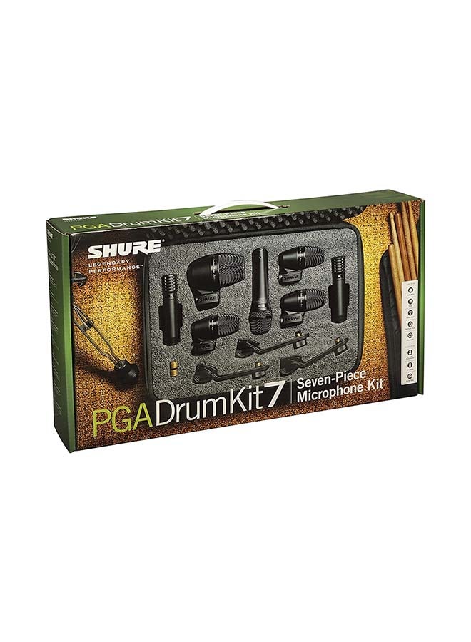 Shure PG ALTA, 7-Piece Drum Microphone Kit, For Professional Studio Recording, Portable & Versatile, Durable Construction, Black PGADRUMKIT7 Black - Image 3