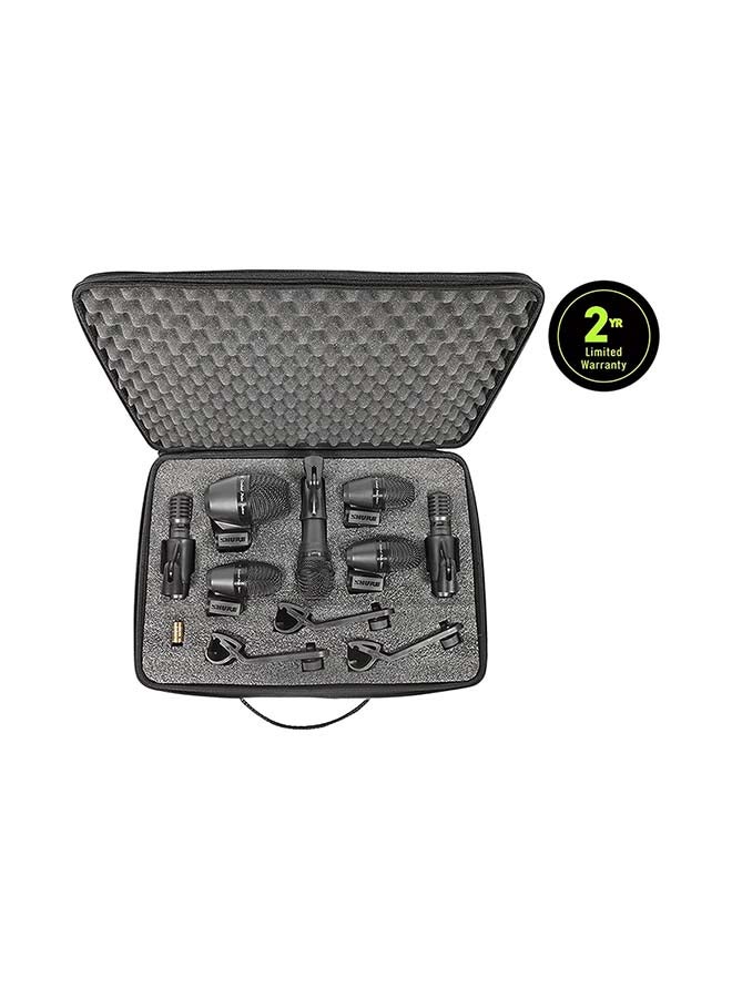 Shure PG ALTA, 7-Piece Drum Microphone Kit, For Professional Studio Recording, Portable & Versatile, Durable Construction, Black PGADRUMKIT7 Black - Image 2