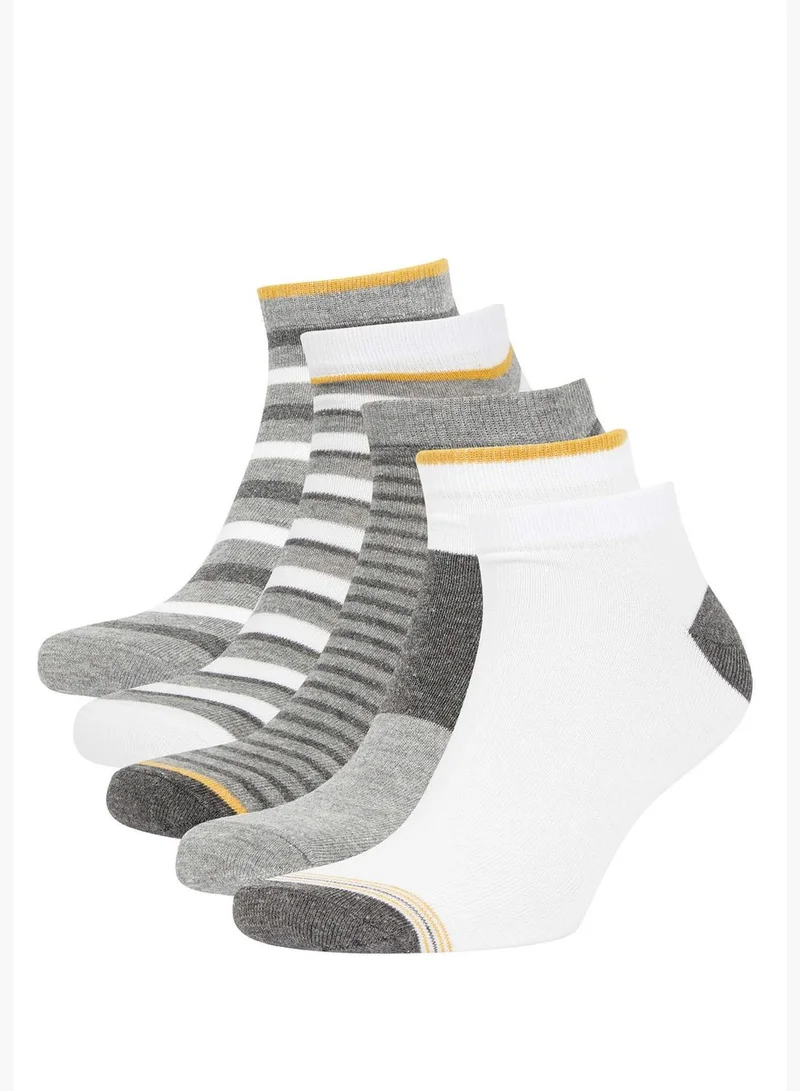 DeFacto 5 Pack Striped Ankle Socks
