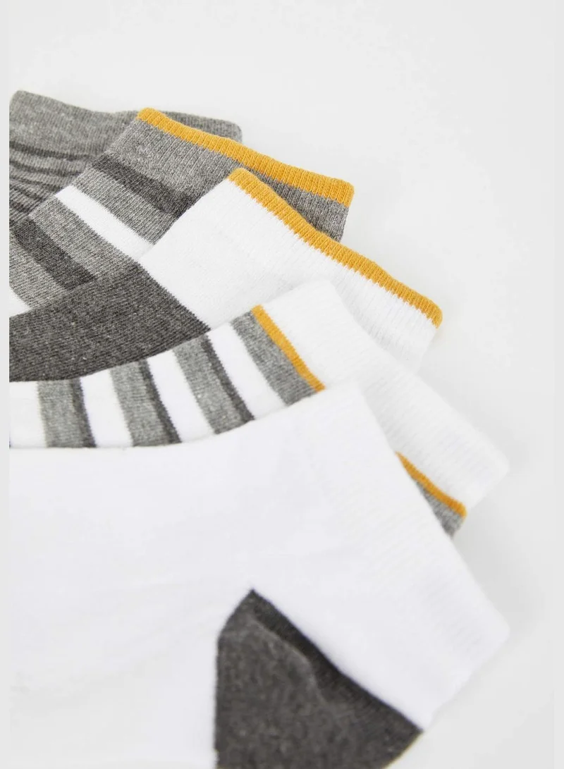 DeFacto 5 Pack Striped Ankle Socks