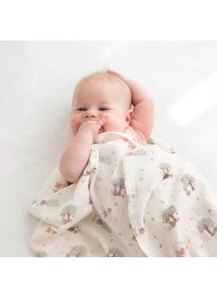 Owli Lovelayers 2 Layer Muslin Blanket Forest  - Image 1