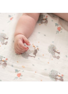 Owli Lovelayers 2 Layer Muslin Blanket Forest  - Image 3