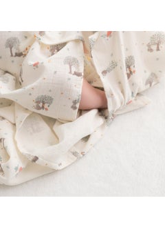 Owli Lovelayers 2 Layer Muslin Blanket Forest  - Image 4