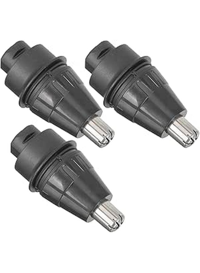 Replacement Heads for Nose Hair Trimmer 3 Pack Waterproof Precision Grooming Accessories - Image 1
