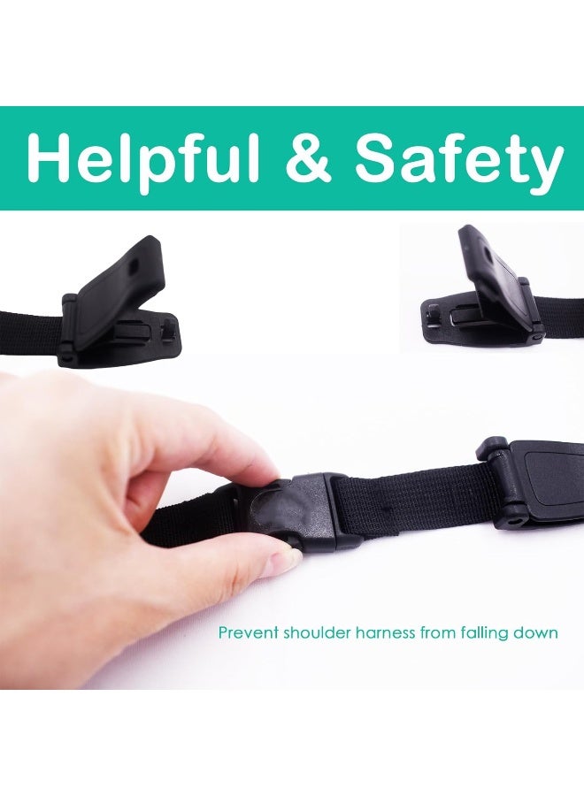 LiXiongBao LiXiongBao 2 Pcs Seat Chest Harness Clip, Anti Escape Car Seat Strap Baby Harness Chest Clip, Baby Anti-Slip Safety Strap, for Car Seats, Strollers, High Chairs, Baby Carrier, Schoolbags - Image 4