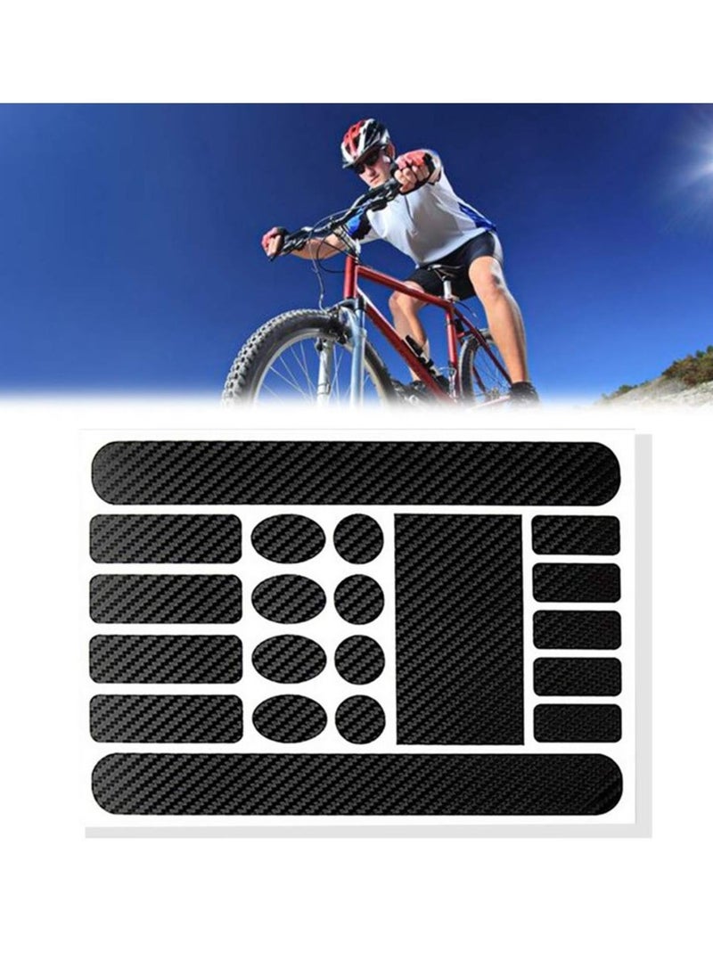 Generic - 1Sheet Bicycle Chainstay Stickers, Black, Chainstay Frame Protector scratch-resistant sticker Bike Protective Tape Guard for Road Bike - Image 1