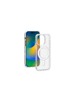 BIGBEN Bigben iPhone 15 Pro Case Transparent Hybrid MagSafe Compatible  - Image 1