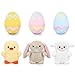 KOPHINYE Easter Plush 3pcs Easter Egg Plush with Bunny Chicken Sheep Plushies Soft EasterStuffed Toy for Kids Boys and Girls Party Favors Hunt - Image 2