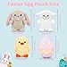 KOPHINYE Easter Plush 3pcs Easter Egg Plush with Bunny Chicken Sheep Plushies Soft EasterStuffed Toy for Kids Boys and Girls Party Favors Hunt - Image 4