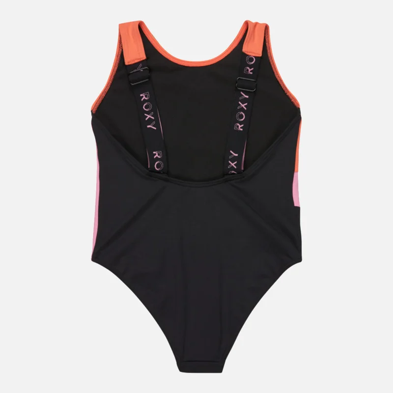 Roxy Colorblock One-Piece Swimsuit - Kids