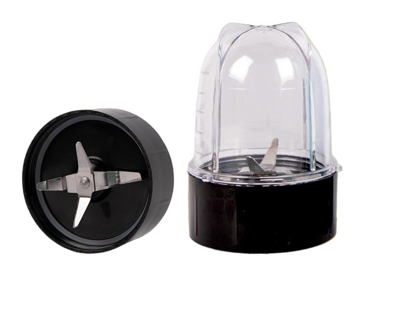 KITCHEN GALAXY Kitchen Galaxy Bullet Mixer Small Jar with Blending Blade Enhance Your Blending Experience with a Versatile Mixer Jar 300ml  - Image 1
