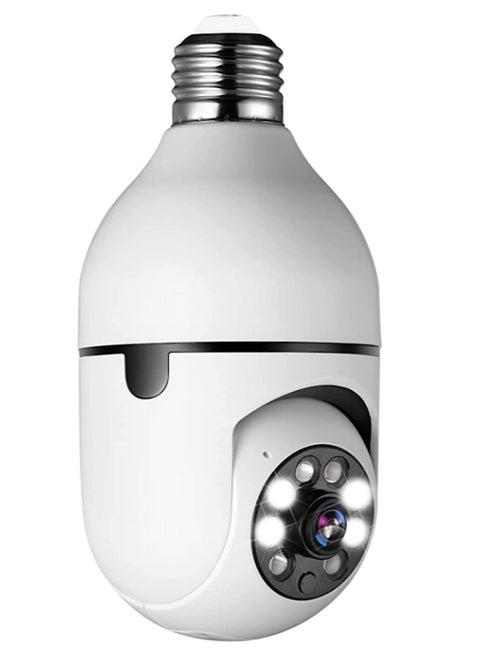 Pan Tilt Security Light Camera V380 130W Smart Wireless WIFI Full Color Bulb Camera 2.4Ghz 360 Degree Panoramic IP Camera