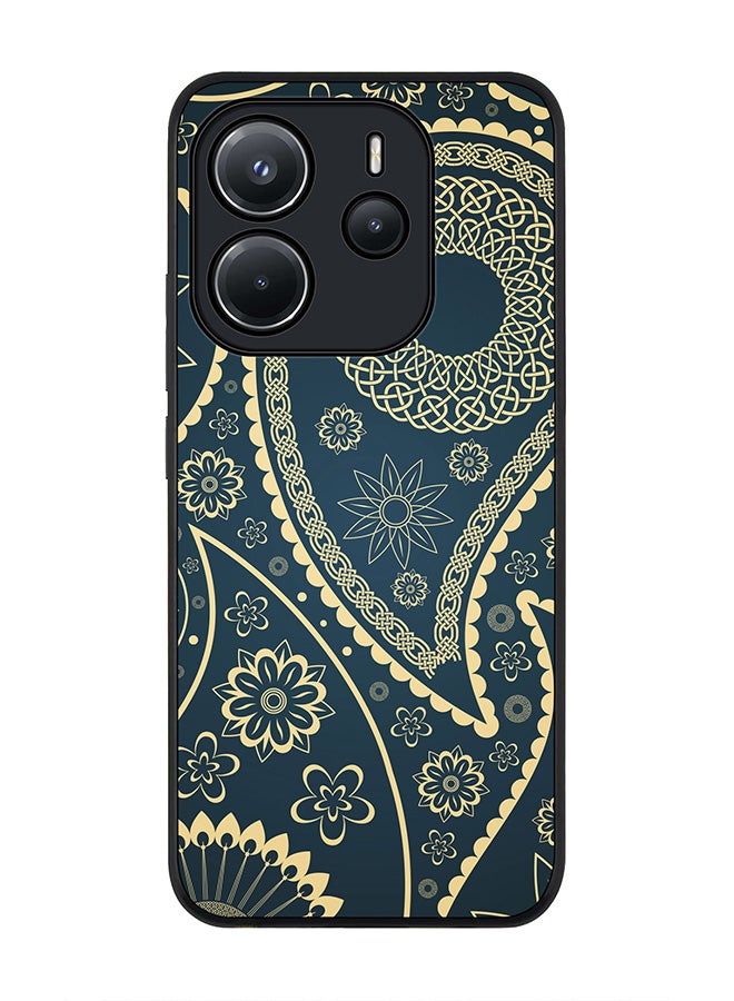 Stylizedd غطاء لجهاز Xiaomi Redmi Note 14 4G 4G، حماية كاميرا نحيفة، غطاء هاتف مضاد للصدمات - ليالي هندية - Image 1