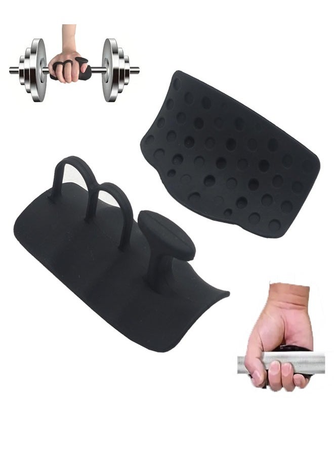 YEADMAL Anti-Slip Workout Grips,New Silicone Gym Grips Deadlifts Palm Protection Gloves for WeightLifting, Dumbbell, Deadlift, Gym Training and Exercise for Men Women.  - Image 1