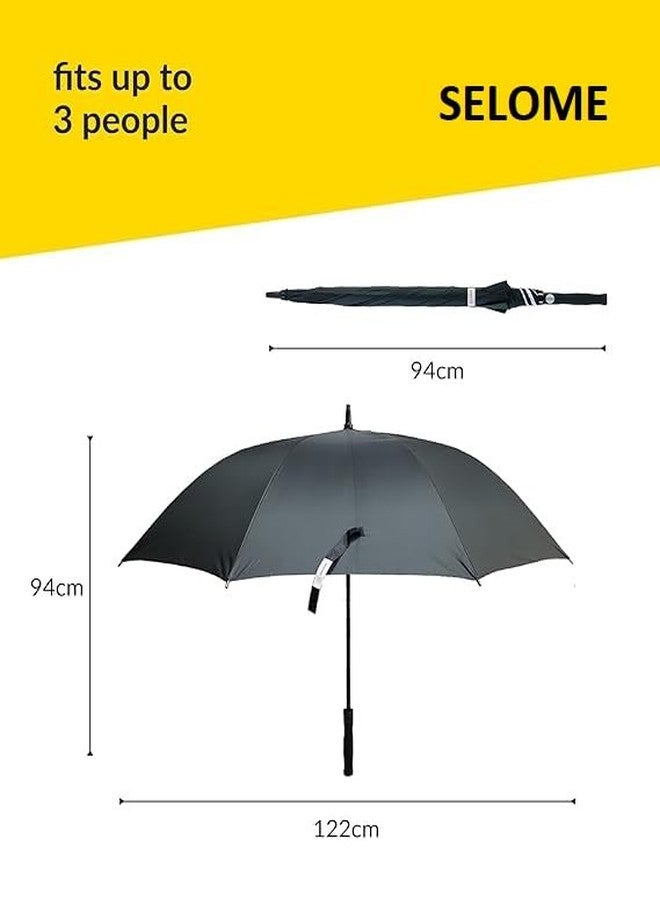 SELOME 54-Inch Big Umbrella for Rain - Auto Open, Windproof Travel Umbrella with UV Protection - Compact & Lightweight for Men & Women - Large Canopy, All-Weather Protection - Image 5