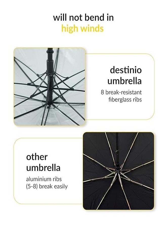 SELOME 54-Inch Big Umbrella for Rain - Auto Open, Windproof Travel Umbrella with UV Protection - Compact & Lightweight for Men & Women - Large Canopy, All-Weather Protection - Image 4