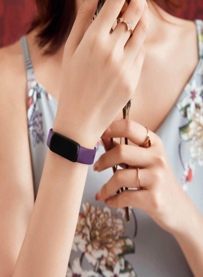مجموعة من 6 أساور لساعة Fitbit Inspire 3، مناسبة للرجال والنساء، مصنوعة من السيليكون الناعم، قابلة للتعديل، بديلة لأحزمة المعصم، متوافقة مع جهاز تتبع اللياقة البدنية Fitbit Inspire 3. - Image 5