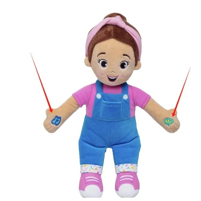 Y&D Hot Selling Cute Ms. Rachel Plush Doll – Soft Cotton Plush Toy for Girls, Perfect Christmas & Graduation Gift - Image 2