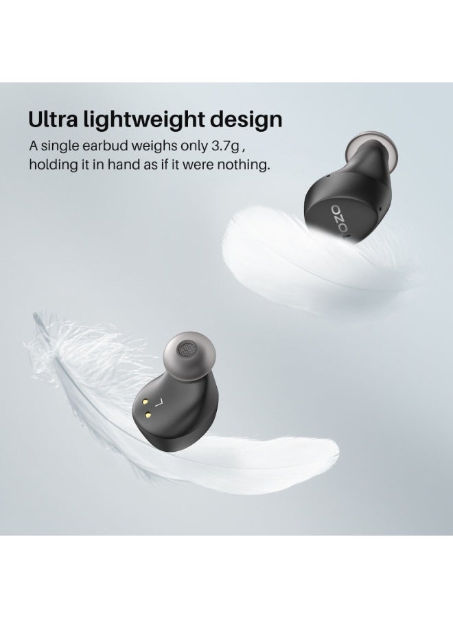 TOZO Agile Dots Wireless Earbuds with Deep Bass, Bluetooth 5.3, Lightweight, IPX5 Waterproof, AI Noise Reduction, 32 EQ Presets - Image 3