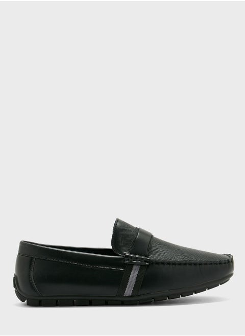 Safiano Texture Formal Loafers