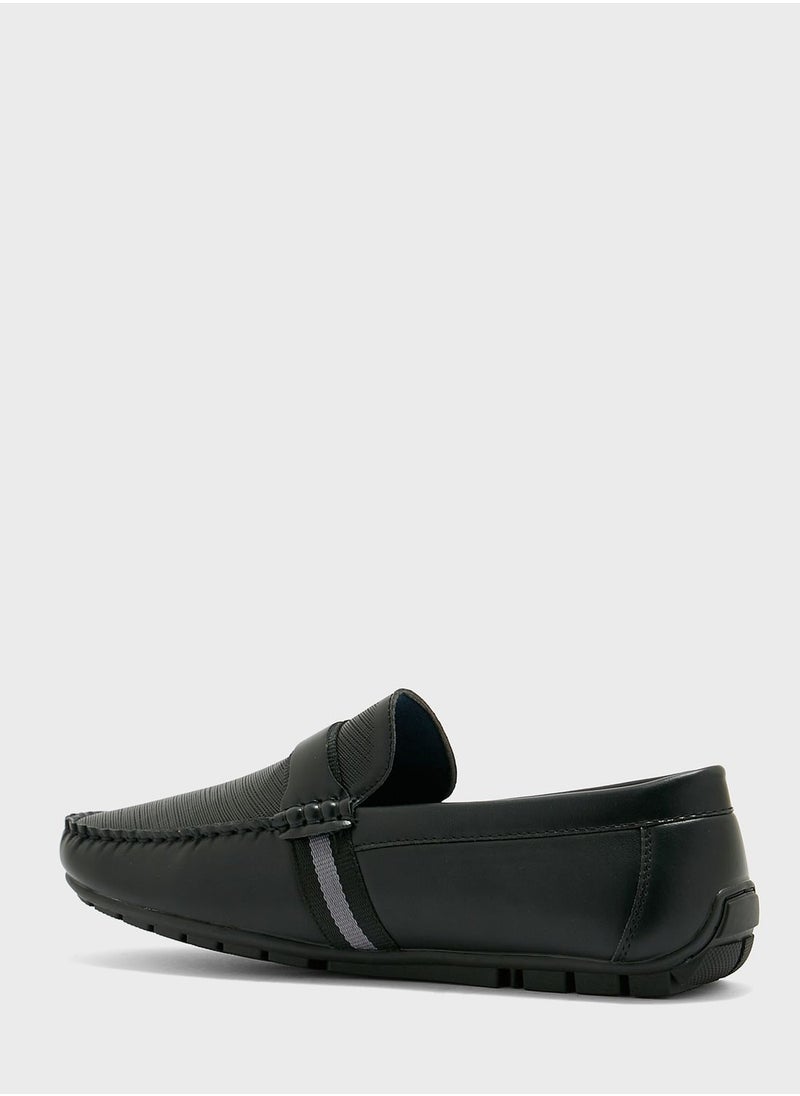 Safiano Texture Formal Loafers