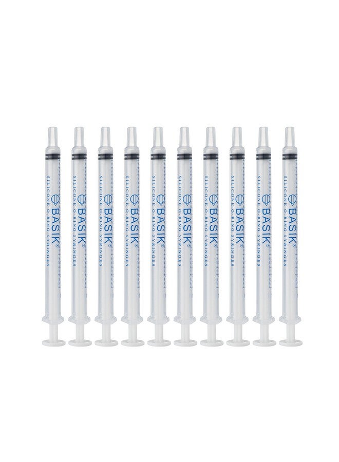 BASIK BASIK Silicone O Ring 1cc Feeding Syringe 10/Pack Caps Included ...