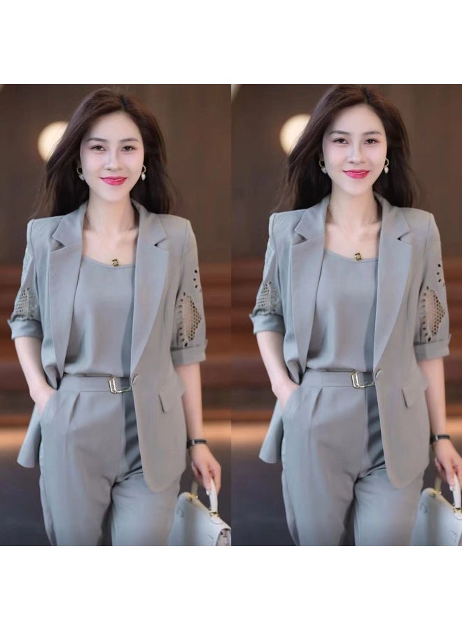 Shougu New Fashionable Casual Ms Suit Set  - Image 1