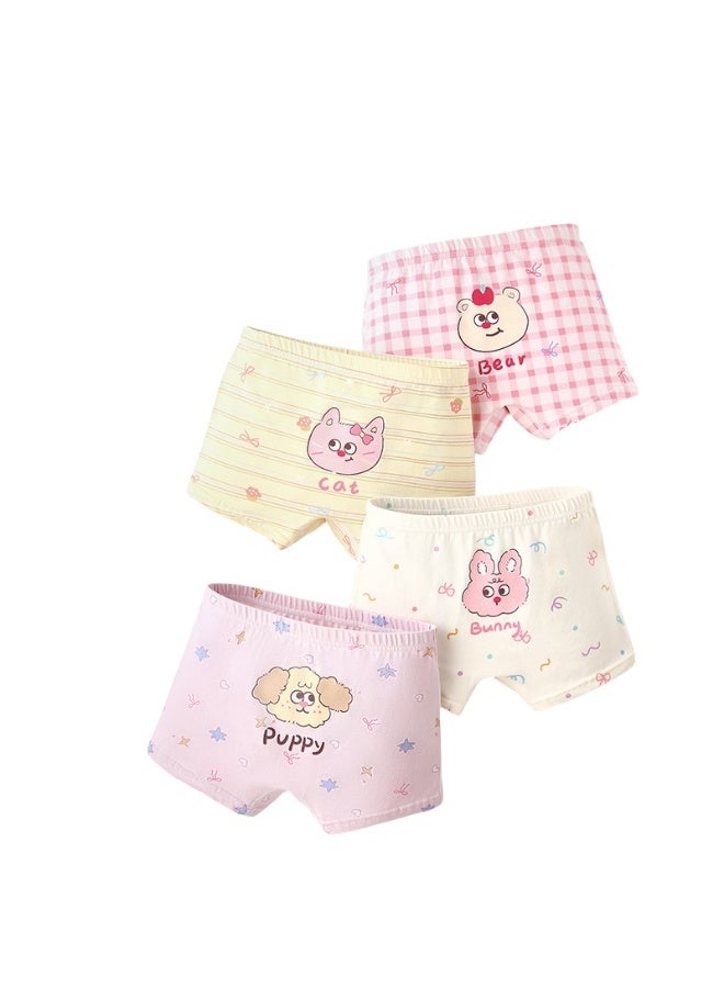 KUYING New Comfortable Skin friendly Breathable Underwear Set 0f 4