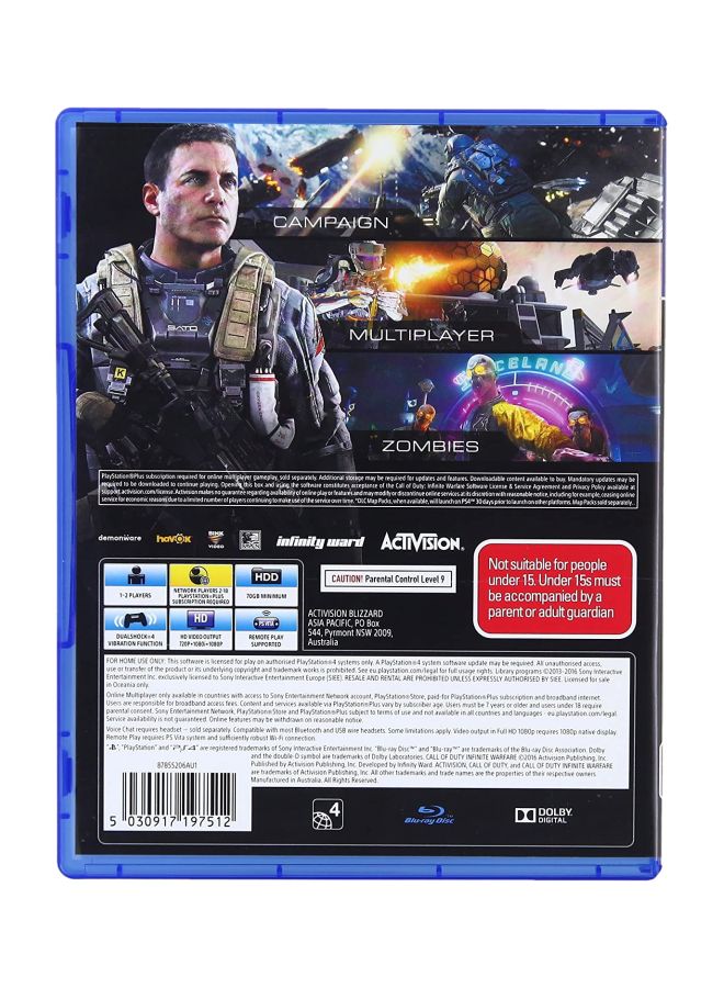 أكتيفجن لعبة الفيديو Call of Duty: Infinite Warfare  (إصدار عالمي) - playstation_4_ps4 - Image 2