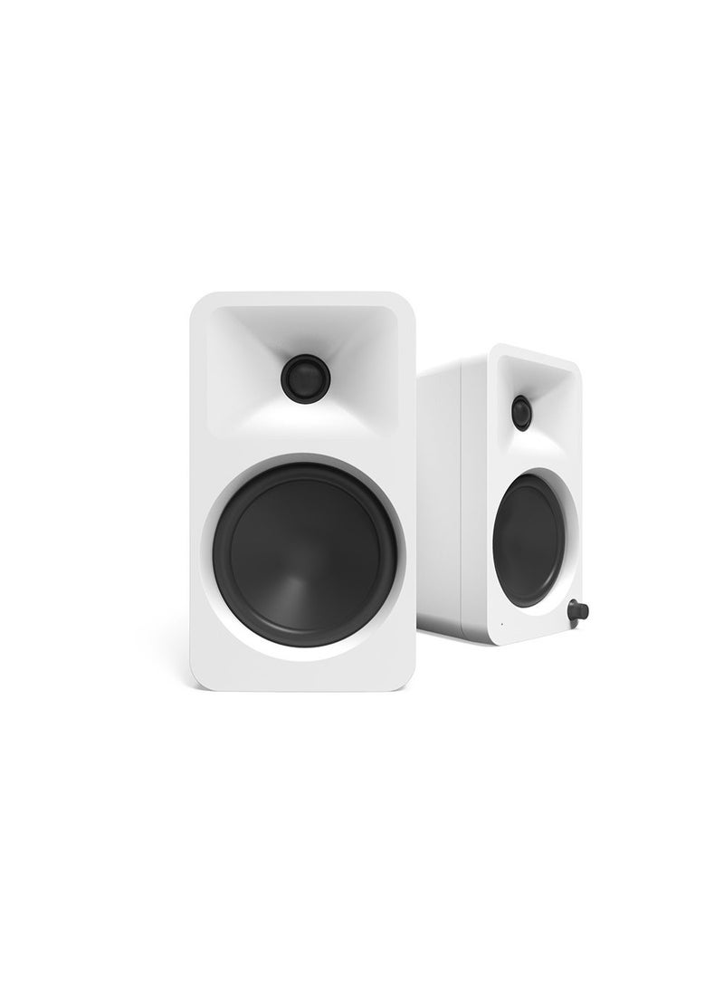 Kanto Audio ORA4 140W Powered Reference Speakers with USB-C Input and Bluetooth-Matte White, Pair - Image 1
