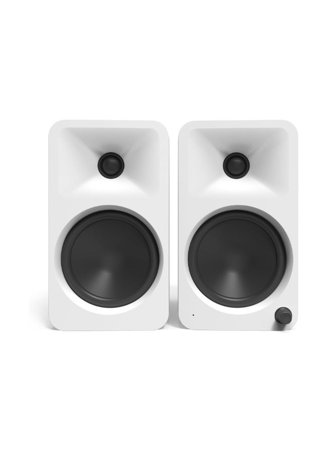 Kanto Audio ORA4 140W Powered Reference Speakers with USB-C Input and Bluetooth-Matte White, Pair - Image 2