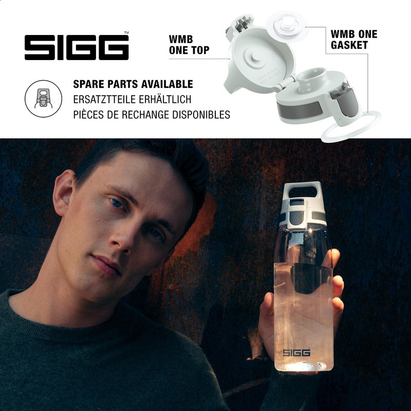 SIGG - Tritan Sports Water Bottle - Total Color Transparent - Leakproof - Featherweight and Shatter-Proof Tritan Plastic - Dishwasher Safe - BPA Free - 34 Oz - Image 4