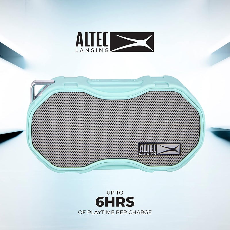 Altec Lansing Baby Boom XL - Waterproof Bluetooth Speaker, Wireless & Portable Speaker for Travel & Outdoor Use, Deep Bass & Loud Sound, 1 Pack, Mint - Image 5
